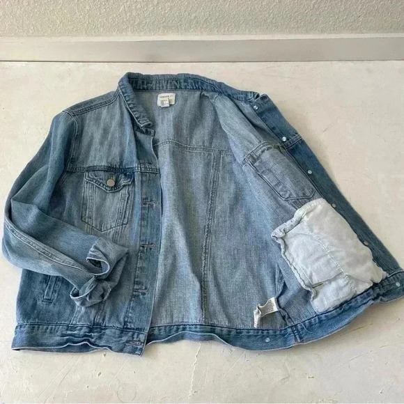 Forever 21 Denim Jean Jacket Size L - Picture 10 of 10